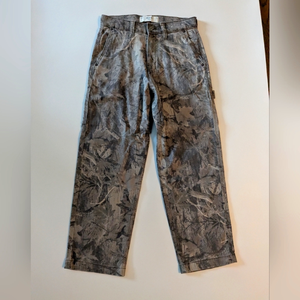 Baggy Hollister Camo Carpenter Pants Size 29